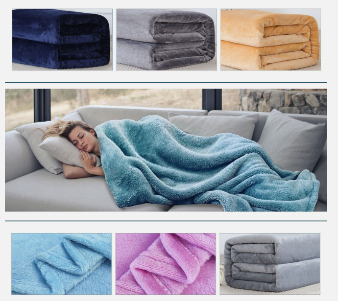 Faux Fur Fleece Throw Soft Warm Thick Mink Luxury Large Sofa Bed Blanket Sizes