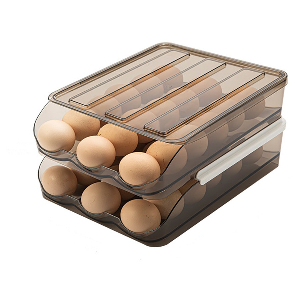 Egg Holder Egg Storage Container Plastic Storage Container for Refrigerator