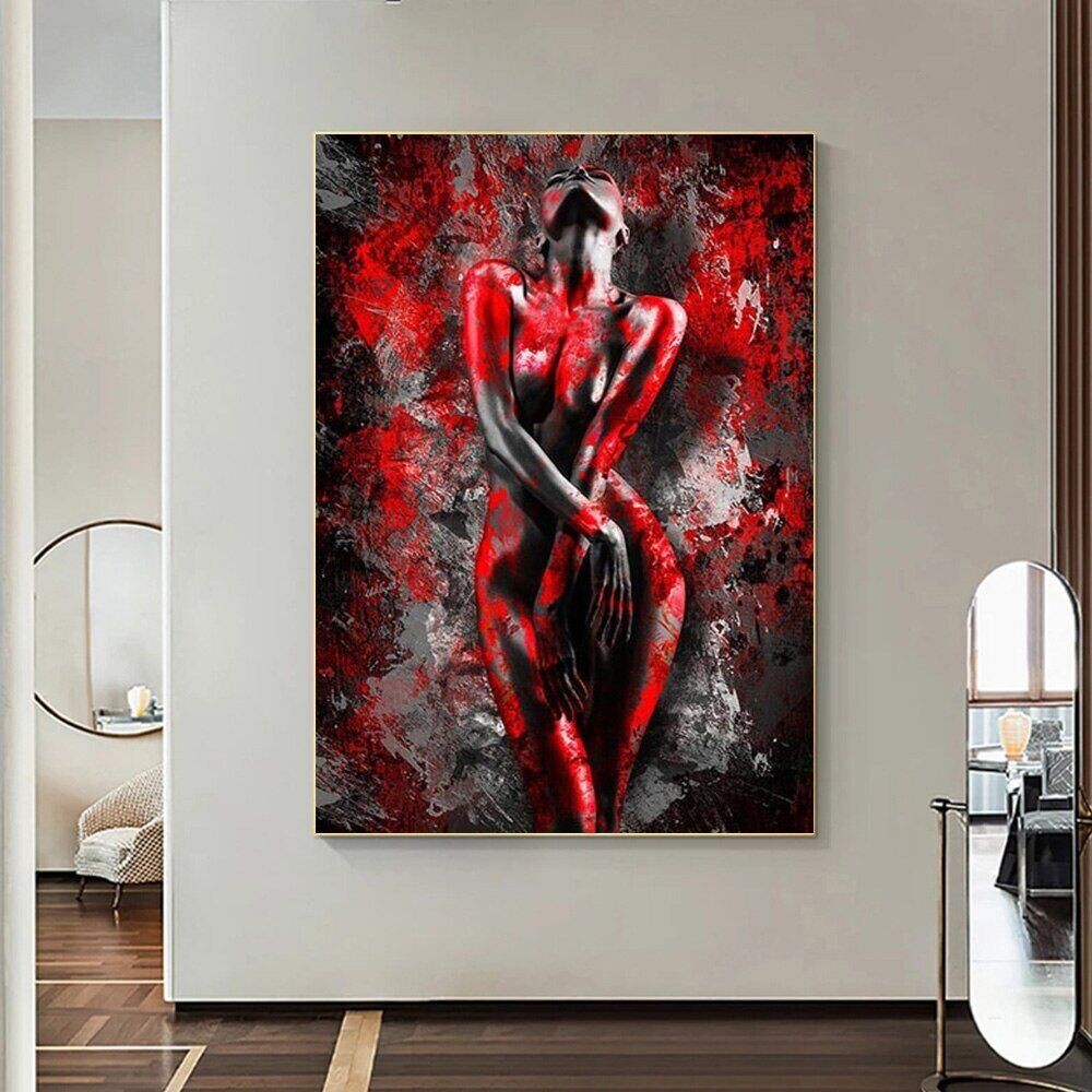 Abstract Sexy Women Canvas Painting Canvas Wall Art Home Decor Print Wall Poster